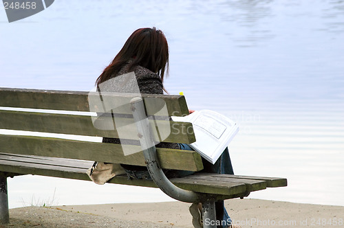 Image of Female Studying