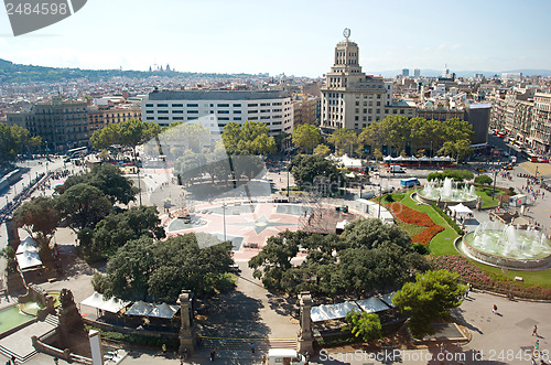 Image of Central square in Barcelona