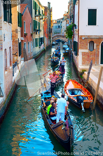 Image of Venice gondolas