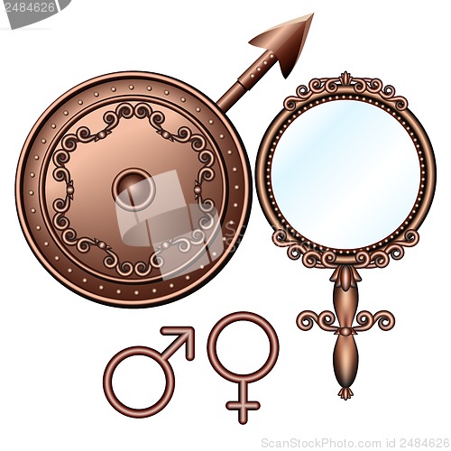 Image of male and  female symbols.