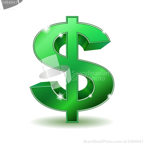 Image of Green dollar sign