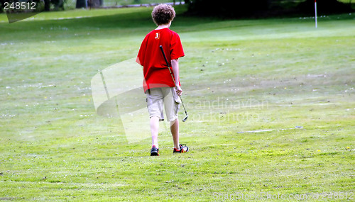 Image of Young Golfer