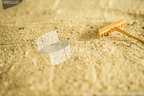 Image of Rake at a beach