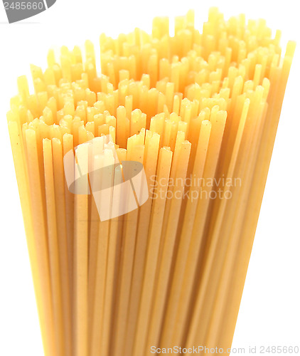 Image of raw spaghetti