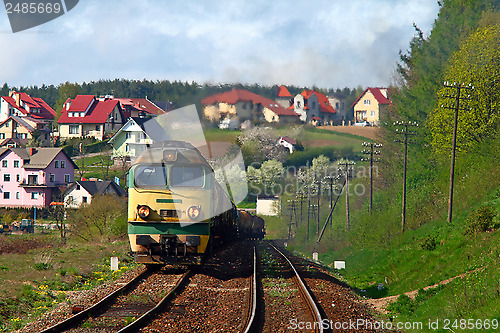 Image of Freight diesel train