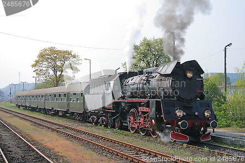 Image of Steam retro train
