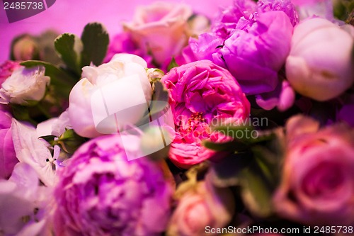 Image of floral wedding arch