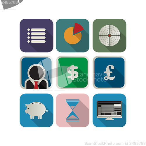 Image of Business icon set 2