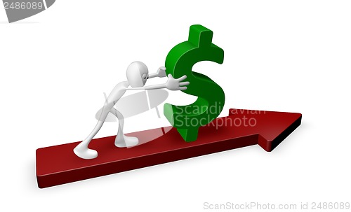 Image of pushing dollar