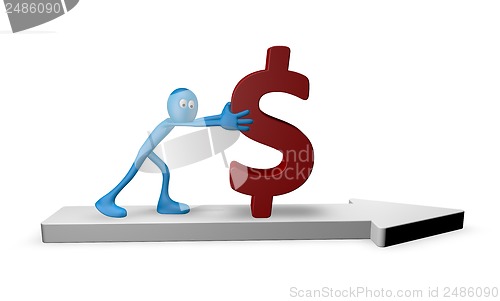 Image of pushing dollar