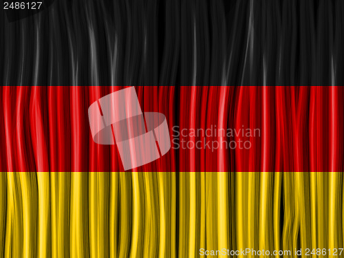 Image of Germany Flag Wave Fabric Texture Background