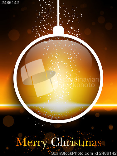 Image of Merry Christmas Ball Laser Neon 