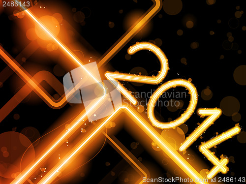 Image of 2014 Yellow Orange  Lines Background Neon Laser