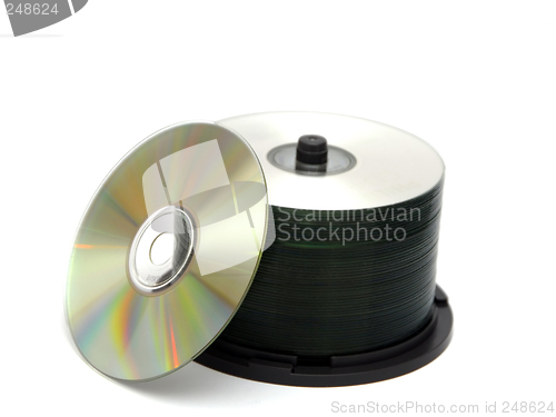 Image of Rack of CDs