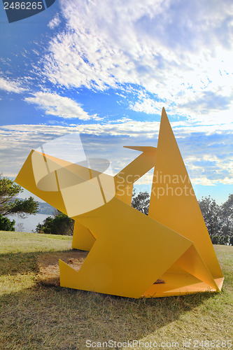 Image of Sculpture by the Sea exhibit at Bondi Australia