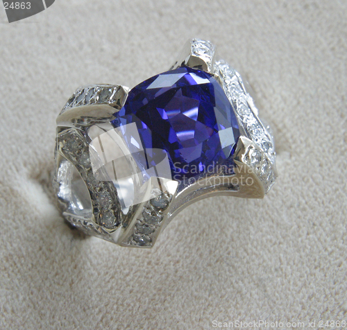 Image of blue stone ring