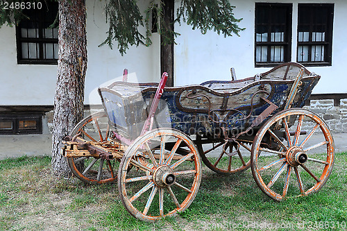Image of Vintage Four-wheeled Cart