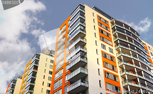 Image of Apartment building with balconies