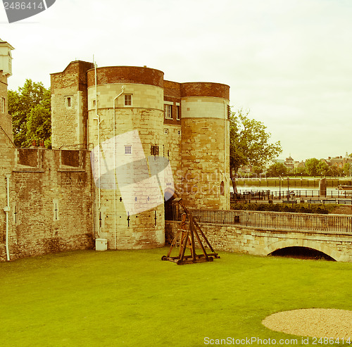 Image of Retro looking Tower of London