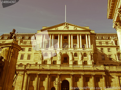 Image of Retro looking Bank of England