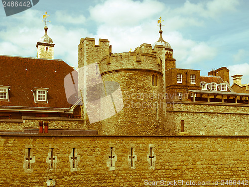 Image of Retro looking Tower of London