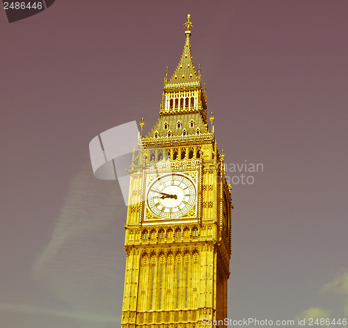 Image of Retro looking Big Ben