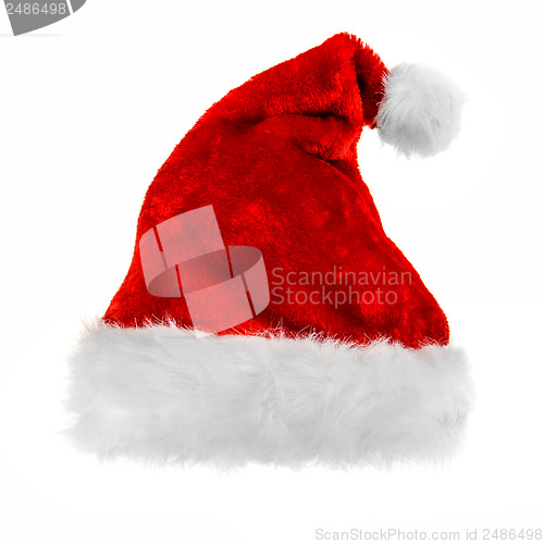 Image of Santa claus red hat.