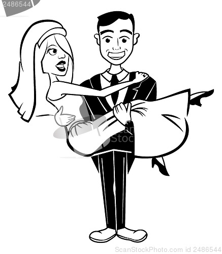 Image of Happy newlyweds