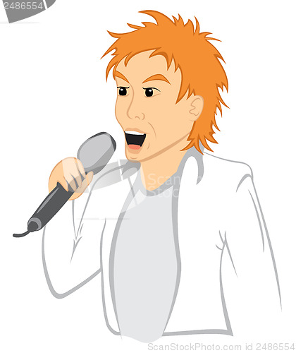 Image of Man with mic