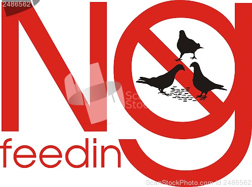 Image of Prohibition on feeding pigeons
