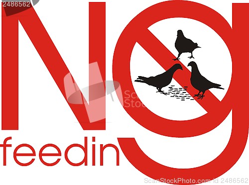 Image of Prohibition on feeding pigeons