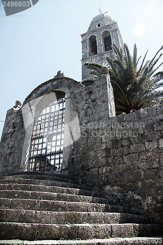 Image of Old church steps
