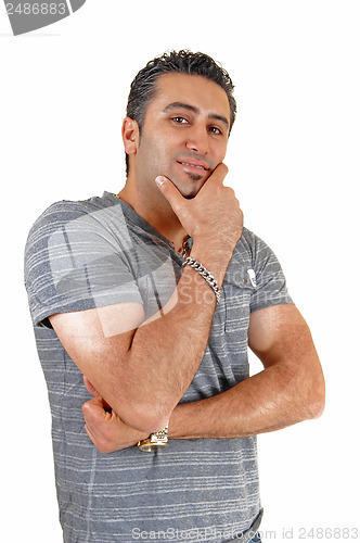 Image of Happy young guy,