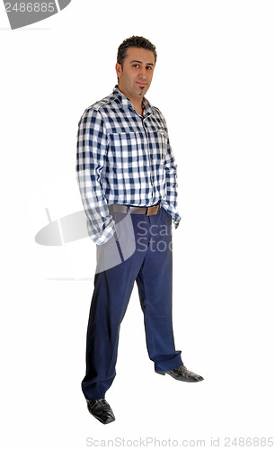 Image of Relaxed young man.