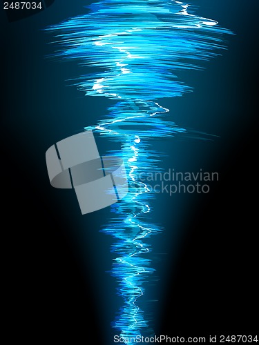 Image of Sound wave abstract background. EPS 10