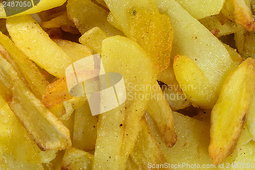 Image of French fries close up