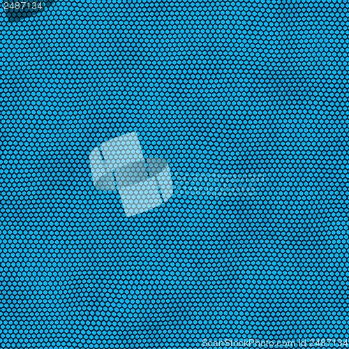 Image of Real Seamless Abstract Background with Blue Dots