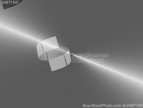 Image of metal texture background with oblique line of light