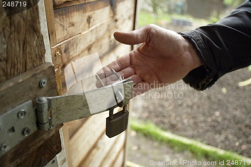 Image of Security on Garden Shed