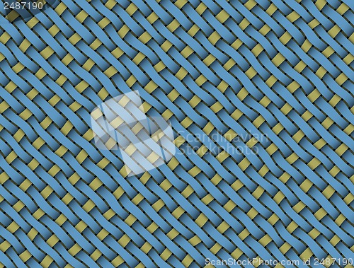 Image of blue basket texture or background