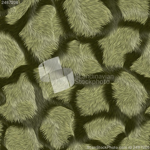 Image of abstract light green fur