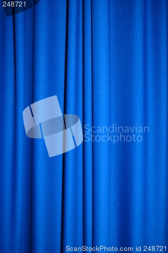 Image of Blue fabric