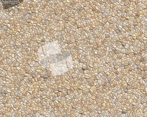 Image of various pebble stones texture