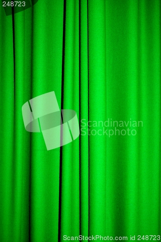 Image of Green fabric
