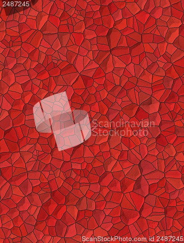 Image of red background with little stones texture