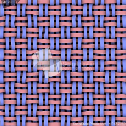 Image of retro wicker pattern