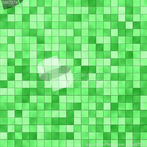 Image of green seamless small tiles texture