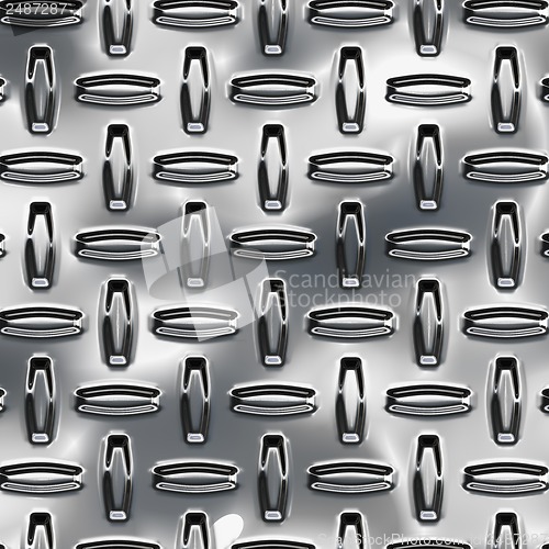 Image of Steel diamond plate pattern