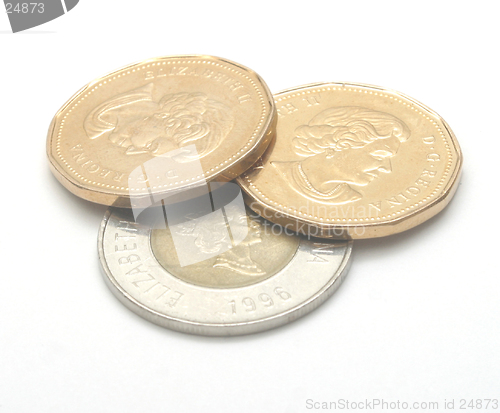 Image of Canadian coins
