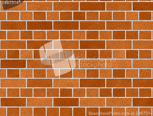 Image of mosaic of brick wall texture